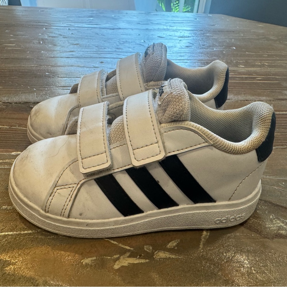 Kid’s Adidas shoes, size 8.5K.